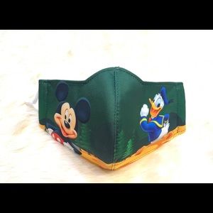 Kids Face Masks 3D Printed Green Mickey Mouse